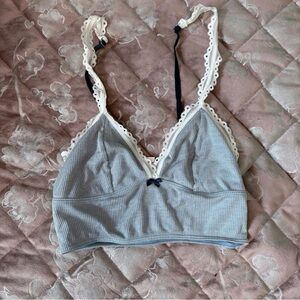 Victoria's Secret Striped Bralette - Blue and White